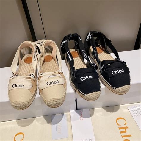 Replica Chloe Shoes Espadrille sandals for China 